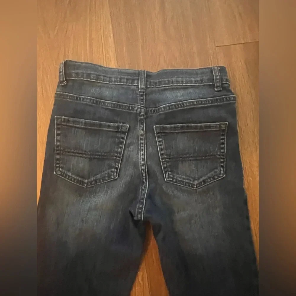 Children’s Place Boys Straight Jambe Jeans Dark Blue Size 10